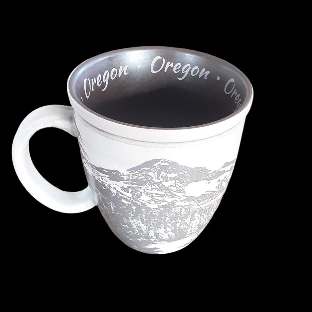"Oregon" Sketch Coffee Mug. Americaware 15 oz.